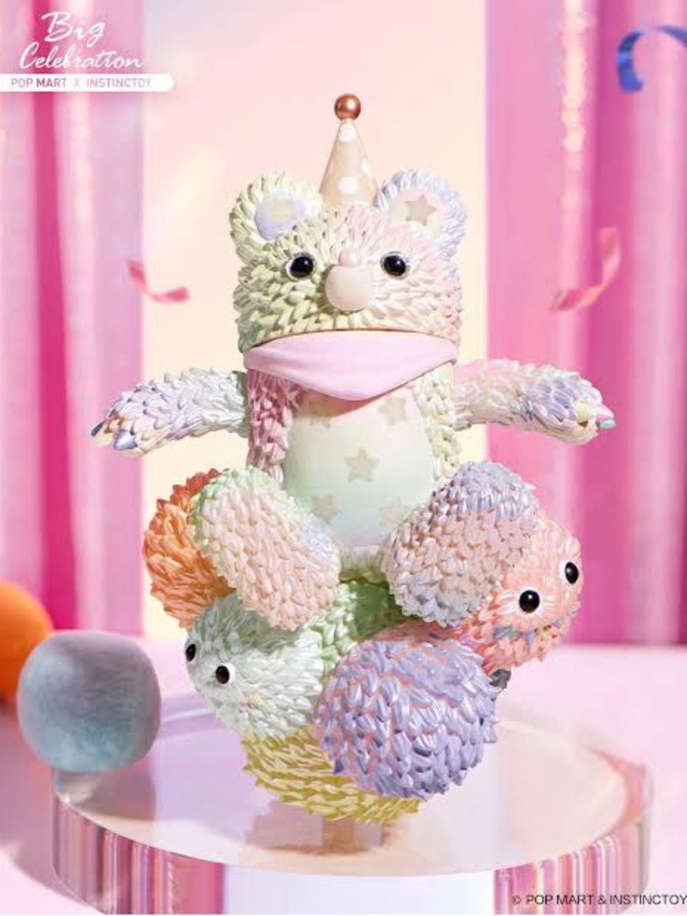 NEW Pop Mart x InstincToy Muckey Big Celebration Designer Toy‎ Large Figure
